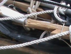 boom batten foresail junk rig sail
