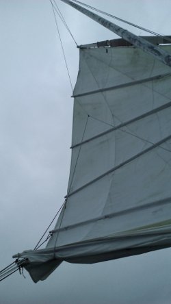 fan up junk sail